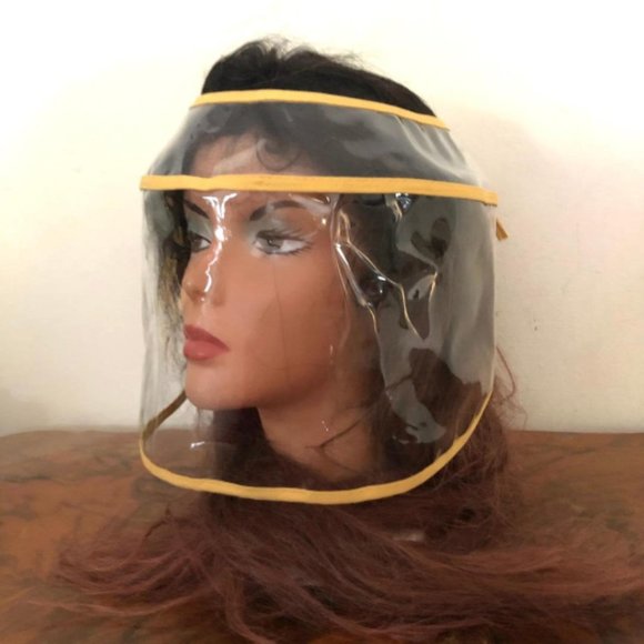 Face shield Mask with matching Hat sturdy washable - Picture 4 of 6